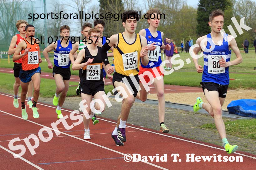 1500 metres, 2023 NE Grand Prix 1, Monkton. Photo: David T. Hewitson/Sports for All Pics